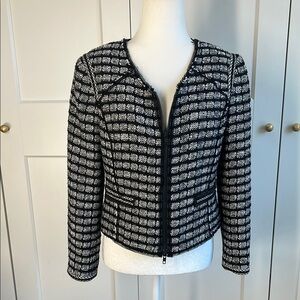 Molly Black and White Tweed Jacket | 8
